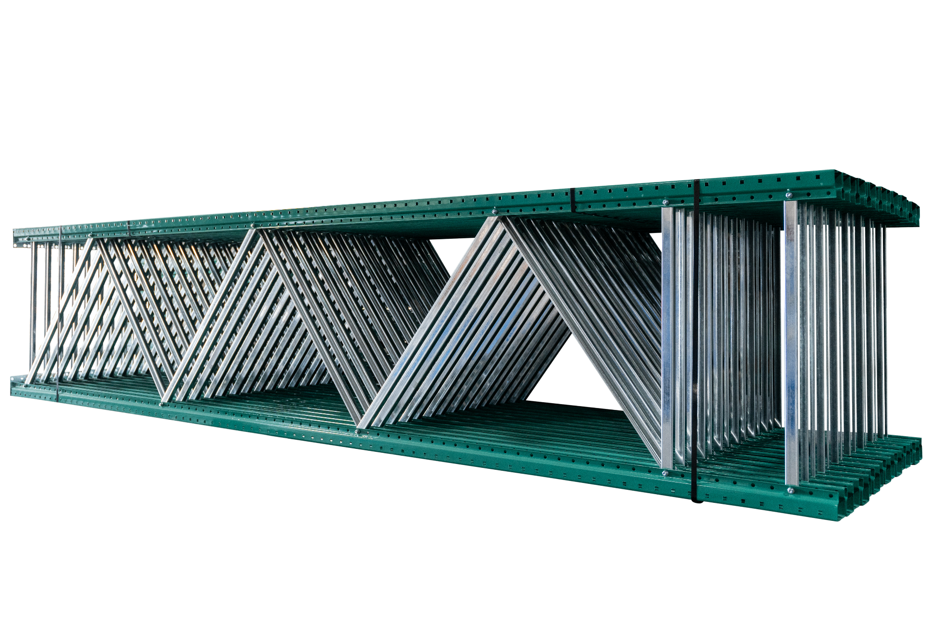 Bundled NAWL frames showing diagonal bracing pattern